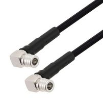FAIRVIEW MICROWAVE FMCA3295-60 LOW LOSS RA QMA MALE TO RA QMA MALE CABLE TCOM-240 COAX IN 60 INCH WITH TIMES MICROWAVE COMPONENTS