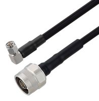 FAIRVIEW MICROWAVE FMCA3299-12 RF / Coaxial Cable Assembly, Low Loss, 12 ", 305 mm, TCOM-240, N Plug, SMA Right Angle Plug, 50 ohm
