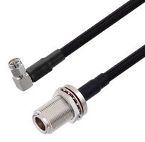 FAIRVIEW MICROWAVE FMCA3301-24 RF / Coaxial Cable Assembly, Low Loss, 24 ", 610 mm, TCOM-240, N Bulkhead Jack