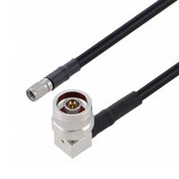 FAIRVIEW MICROWAVE FMCA3303-60 LOW LOSS RA N MALE TO RP SMA PLUG CABLE TCOM-240 COAX IN 60 INCH WITH TIMES MICROWAVE COMPONENTS