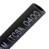 3M ITCSN-0400-25-U Heat Shrink Tubing, Heavy-Wall, 3:1, 0.4 ", 10.16 mm, Black, 25 ft, 7.62 m
