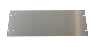 GENERAL DEVICES FPA-5 Front Panel, D-4001 Utility Chassis, Transparent, Aluminum, 19" W x 5.22" H
