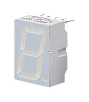 BROADCOM HDSP-5553 7 Segment LED Display, Red, 20 mA, 2.1 V, 1.48 mcd, 1, 14.2 mm