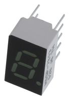 BROADCOM HDSP-7803 7 Segment LED Display, Green, 20 mA, 2.1 V, 6.8 mcd, 1, 7.6 mm