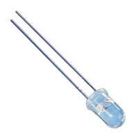 BROADCOM HLMP-C523 LED, Green, Through Hole, T-1 3/4 (5mm), 20 mA, 2.1 V, 570 nm