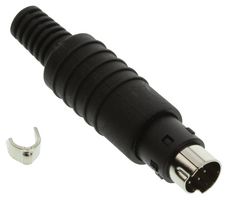 LUMBERG MP-371-S8 DIN Audio / Video Connector, 8 Contacts, Plug, Cable Mount, Solder, Silver Plated Contacts