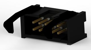 TE CONNECTIVITY - AMP 1761606-3 Pin Header, Wire-to-Board, 2.54 mm, 2 Rows, 10 Contacts, Through Hole, AMP-LATCH Series