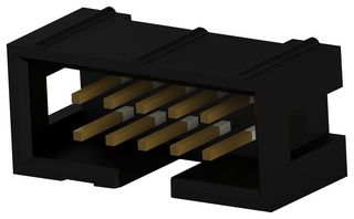 TE CONNECTIVITY - AMP 1761681-3 Pin Header, Wire-to-Board, 2.54 mm, 2 Rows, 10 Contacts, Through Hole Straight, AMP-LATCH Series