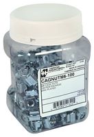 HAMMOND CAGNUTM6-100 Hardware, Cage Nut, M6, Rack Cabinets, CAGNUT Series