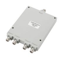 FAIRVIEW MICROWAVE FMDV1067 4 WAY POWER DIVIDER SMA INTERFACE FROM 2 GHZ TO 26.5 GHZ RATED AT 20 WATTS ROHS COMPLIANT: YES