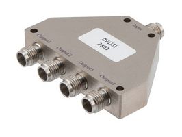 FAIRVIEW MICROWAVE FMDV1151 4 WAY POWER DIVIDER 1.85MM CONNECTORS TO 70 GHZ RATED AT 1 WATT ROHS COMPLIANT: YES