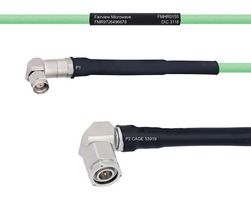 FAIRVIEW MICROWAVE FMHR0155-72 TEMPERATURE CONDITIONED LOW LOSS RA SMA MALE TO RA TNC MALE CABLE LL142 COAX IN 72 INCH