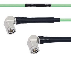 FAIRVIEW MICROWAVE FMHR0170-12 TEMPERATURE CONDITIONED LOW LOSS RA TNC MALE TO RA TNC MALE CABLE LL142 COAX IN 12 INCH