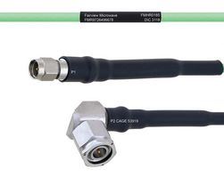 FAIRVIEW MICROWAVE FMHR0185-200CM TEMPERATURE CONDITIONED LOW LOSS SMA MALE TO RA TNC MALE CABLE LL160 COAX IN 200 CM