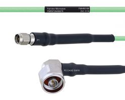 FAIRVIEW MICROWAVE FMHR0188-12 TEMPERATURE CONDITIONED LOW LOSS SMA MALE TO RA N MALE CABLE LL160 COAX IN 12 INCH