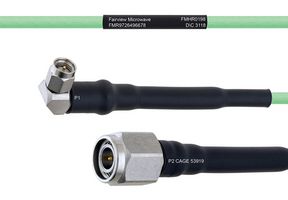 FAIRVIEW MICROWAVE FMHR0198-24 TEMPERATURE CONDITIONED LOW LOSS RA SMA MALE TO TNC MALE CABLE LL160 COAX IN 24 INCH