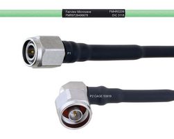 FAIRVIEW MICROWAVE FMHR0209-60 TEMPERATURE CONDITIONED LOW LOSS TNC MALE TO RA N MALE CABLE LL160 COAX IN 60 INCH