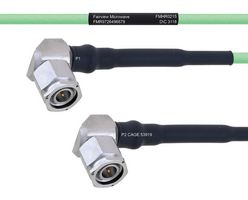 FAIRVIEW MICROWAVE FMHR0215-8 TEMPERATURE CONDITIONED LOW LOSS RA TNC MALE TO RA TNC MALE CABLE LL160 COAX IN 8 INCH