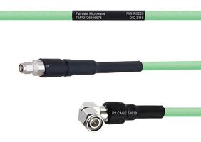 FAIRVIEW MICROWAVE FMHR0228-24 TEMPERATURE CONDITIONED LOW LOSS SMA MALE TO RA TNC MALE CABLE LL335I COAX IN 24 INCH