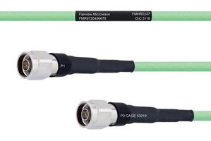 FAIRVIEW MICROWAVE FMHR0247-300CM TEMPERATURE CONDITIONED LOW LOSS N MALE TO N MALE CABLE LL335I COAX IN 300 CM