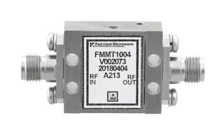 FAIRVIEW MICROWAVE FMMT1004 DETECTOR WITH SMA FEMALE TO SMA FEMALE AND VIDEO OUT OPERATING FROM 100 MHZ TO 12.4 GHZ ROHS COMPLIANT: YES