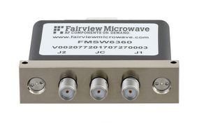 FAIRVIEW MICROWAVE FMSW6360 SPDT LATCHING DC TO 26.5 GHZ TERMINATED ELECTRO-MECHANICAL RELAY SWITCH, UP TO 90W, 12V, SMA ROHS COMPLIANT: YES