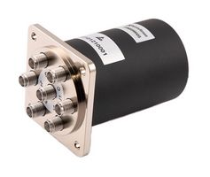 FAIRVIEW MICROWAVE FMSW6455 SP6T ELECTROMECHANICAL RELAY NORMALLY OPEN SWITCH, DC TO 26.5 GHZ, UP TO 90W, 2M LIFECYCLES, 28V, INDICATORS, TTL, SUPPRESSION D