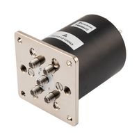 FAIRVIEW MICROWAVE FMSW6472 SP4T E-M RELAY NORMALLY OPEN SWITCH, TERMINATED, DC TO 26.5 GHZ, 90W, 2M LIFECYCLES, 12V, INDICATORS, TTL, SUPPRESSION DIODES, S