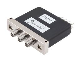 FAIRVIEW MICROWAVE FMSW6528 SPDT, IP64 RATED ELECTROMECHANICAL RELAY LATCHING SWITCH, TERMINATED, DC TO 18 GHZ, 90W, TTL, INDICATORS, DIODES, 12VDC, SMA ROH