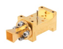 FAIRVIEW MICROWAVE FMWAN010-15OMT WR-10 WAVEGUIDE DUAL POLARIZED HORN ANTENNA, 75 GHZ TO 110 GHZ FREQUENCY RANGE, 15 DBI NOMINAL GAIN, UG-387-U-M FLANGE ROHS COMP