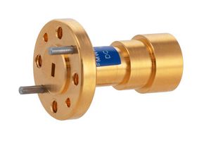 FAIRVIEW MICROWAVE FMWAN1073 WIDE ANGLE SCALAR FEED HORN WAVEGUIDE ANTENNA, WR-10, 89 GHZ TO 99 GHZ, UG-385-U-MOD ROUND COVER FLANGE, 10 DBI NOMINAL GAIN ROH