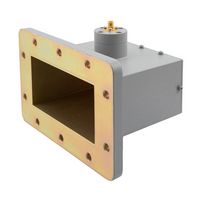 FAIRVIEW MICROWAVE FMWCA1080 WR-430 TO SMA FEMALE WAVEGUIDE TO COAX ADAPTER UDR22 WITH 1.72 GHZ TO 2.61 GHZ IN ALUMINUM