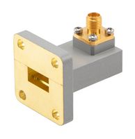 FAIRVIEW MICROWAVE FMWCA1099 WR-51 TO SMA FEMALE WAVEGUIDE TO COAX ADAPTER UBR180 WITH 14.5 GHZ TO 22 GHZ IN BRASS