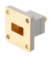 FAIRVIEW MICROWAVE FMWCA1108 WR-62 TO SMA FEMALE END LAUNCH WAVEGUIDE TO COAX ADAPTER UBR140 WITH 11.9 GHZ TO 18 GHZ IN BRASS