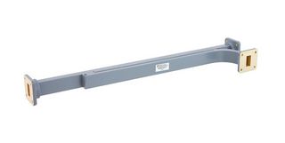 FAIRVIEW MICROWAVE FMWCP1014 10 DB WR-75 WAVEGUIDE BROADWALL COUPLER WITH SQUARE COVER FLANGE AND E-PLANE COUPLED PORT FROM 10 GHZ TO 15 GHZ IN COPPER ALLOY