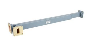 FAIRVIEW MICROWAVE FMWCP1018 20 DB WR-90 WAVEGUIDE BROADWALL COUPLER WITH UG-39-U SQUARE COVER FLANGE AND E-PLANE COUPLED PORT FROM 8.2 GHZ TO 12.4 GHZ IN CO