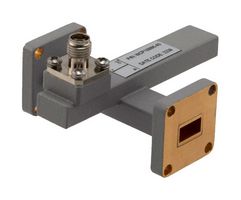 FAIRVIEW MICROWAVE FMWCP1088K-40 40 DB WR-34 WAVEGUIDE CROSSGUIDE COUPLER WITH UG COVER FLANGE AND 2.92MM FEMALE COUPLED PORT FROM 21.7 GHZ TO 33 GHZ IN BRASS