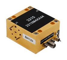 FAIRVIEW MICROWAVE FMWGA3215 WR-10 WAVEGUIDE VOLTAGE VARIABLE ATTENUATOR, W BAND, 75 GHZ TO 110 GHZ, 30 DB GAIN, 8 DB LOSS, UG-387U-M FLANGE