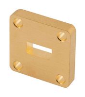FAIRVIEW MICROWAVE FMW34FS4 WR-34 WAVEGUIDE SHIM WITH 4MM BRASS UG-COVER SQUARE FLANGE