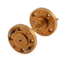 FAIRVIEW MICROWAVE FMW5TW0000 WR-5 45 DEGREE WAVEGUIDE RIGHT-HAND TWIST USING A UG-387-U-MOD FLANGE AND A 140 GHZ TO 220 GHZ FREQUENCY RANGE ROHS COMPLIANT: Y