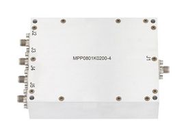 FAIRVIEW MICROWAVE MPP0801K0200-4 4 WAY BROADBAND COMBINER SMA INTERFACE FROM 80 MHZ TO 1 GHZ