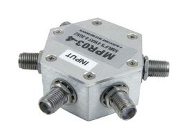 FAIRVIEW MICROWAVE MPR03-4 4 WAY POWER DIVIDER SMA CONNECTORS RESISTIVE FROM DC TO 3 GHZ RATED AT 1 WATTS ROHS COMPLIANT: YES
