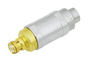FAIRVIEW MICROWAVE SA10P2W-03 3 DB FIXED ATTENUATOR SMP MALE PLUG TO SMP FEMALE JACK UP TO 10 GHZ RATED TO 2 WATTS, PASSIVATED STAINLESS STEEL BODY, 1.4 VSWR