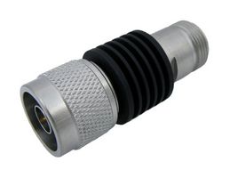 FAIRVIEW MICROWAVE SA18N5WA-02 2 DB FIXED ATTENUATOR N MALE PLUG TO N FEMALE JACK UP TO 18 GHZ RATED TO 5 WATTS,HEATSINK BODY,1.35 VSWR ROHS COMPLIANT: YES