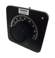 FAIRVIEW MICROWAVE SA4090 5 TO 95 DB CONTINUOUSLY VARIABLE ATTENUATOR SMA FEMALE TO SMA FEMALE RIGHT ANGLE UP TO 4 GHZ RATED TO 5 WATTS IN A DIAL DESIGN R