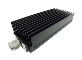 FAIRVIEW MICROWAVE SA8N250-40 40 DB FIXED ATTENUATOR N MALE PLUG TO N FEMALE JACK DIRECTIONAL UP TO 8.5 GHZ RATED TO 250 WATTS, HEATSINK BODY, 1.45 VSWR ROHS