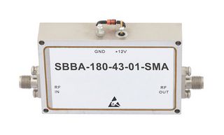 FAIRVIEW MICROWAVE SBBA-180-43-01-SMA 12 GHZ TO 18 GHZ, 43 DB GAIN BROADBAND HIGH GAIN AMPLIFIER WITH 1 WATT AND SMA ROHS COMPLIANT: YES