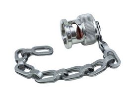 FAIRVIEW MICROWAVE SC2029 BNC MALE OPEN CIRCUIT CONNECTOR CAP WITH 4 INCH CHAIN