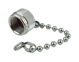 FAIRVIEW MICROWAVE SC2065 TNC MALE OPEN CIRCUIT CONNECTOR CAP WITH 2.5 INCH CHAIN