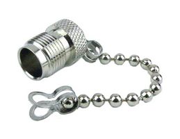 FAIRVIEW MICROWAVE SC2069 TNC FEMALE OPEN CIRCUIT CONNECTOR CAP WITH 2.76 INCH CHAIN